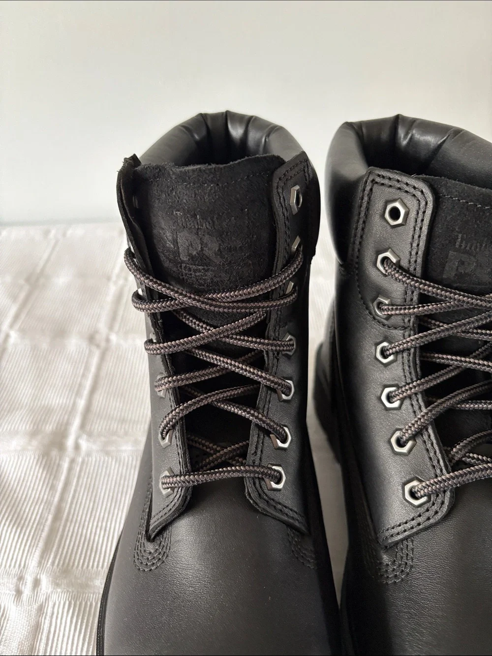 Timberland Pro Sawhorse 6” Composite Safety Toe Black Lace-Up Work Boots
